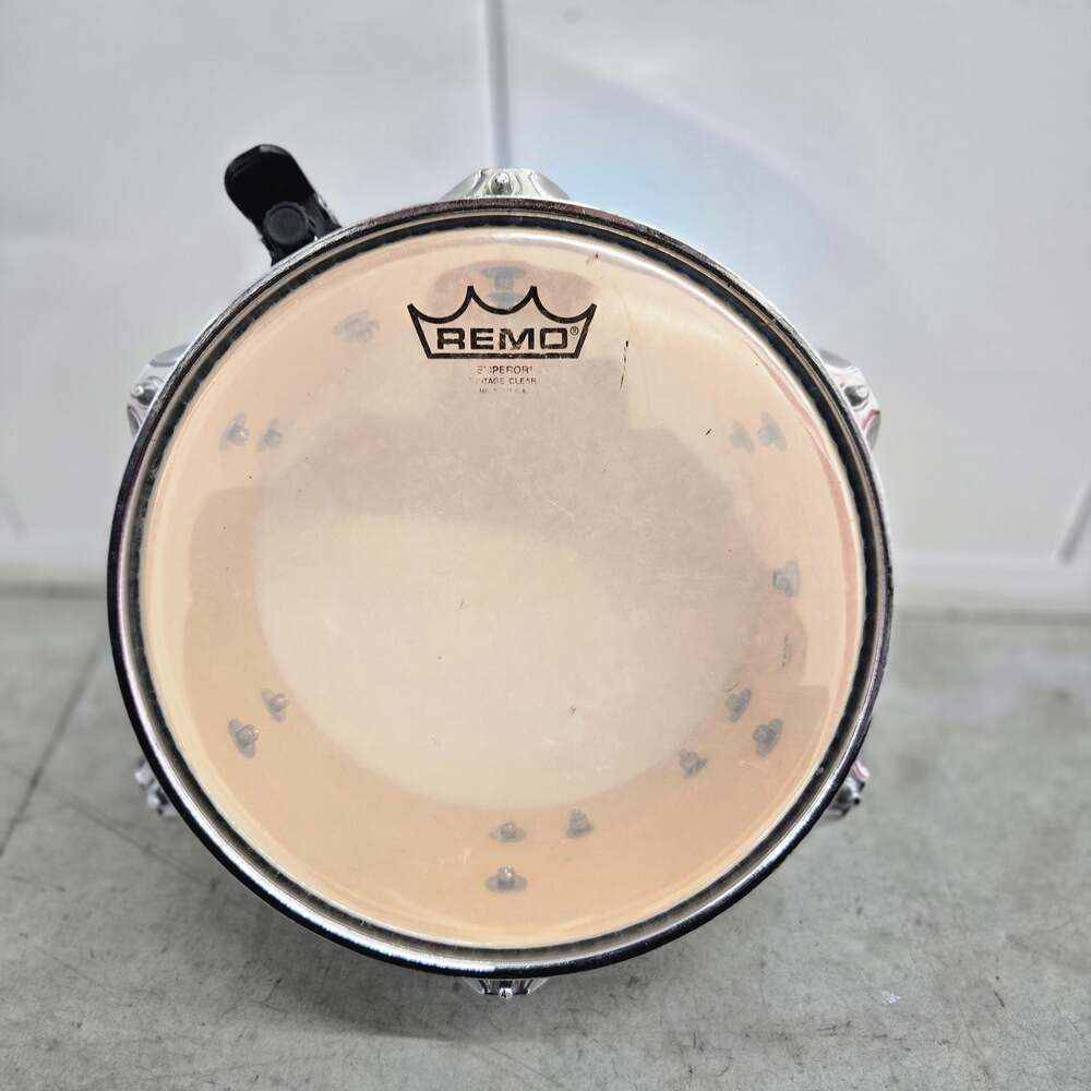 Blue Sparkle 10" x 6" Remo Emperor Vintage Clear Snare Drum